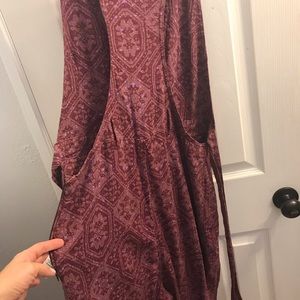 Free people purple jumpsuit